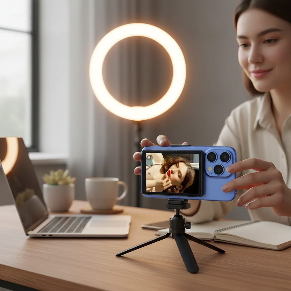 Ecran Selfie Magnétique Smartphone